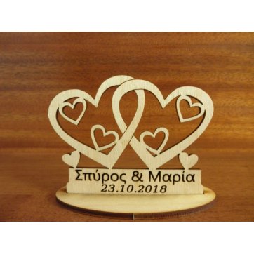 Cosmowood Wedding favors with hearts No 10